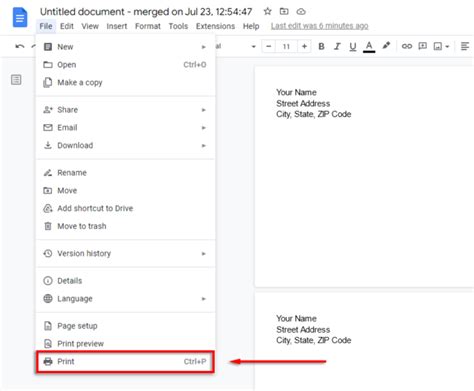 how to print envelopes from google docs with tips on optimizing your document formatting